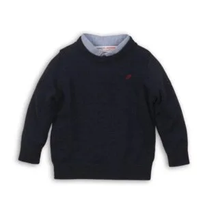 Svetr chlapecký se vsazenou košilí