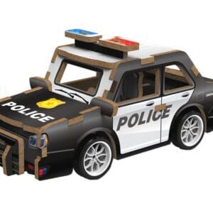 3D puzzle dřevěné - Policejní auto 13 cm