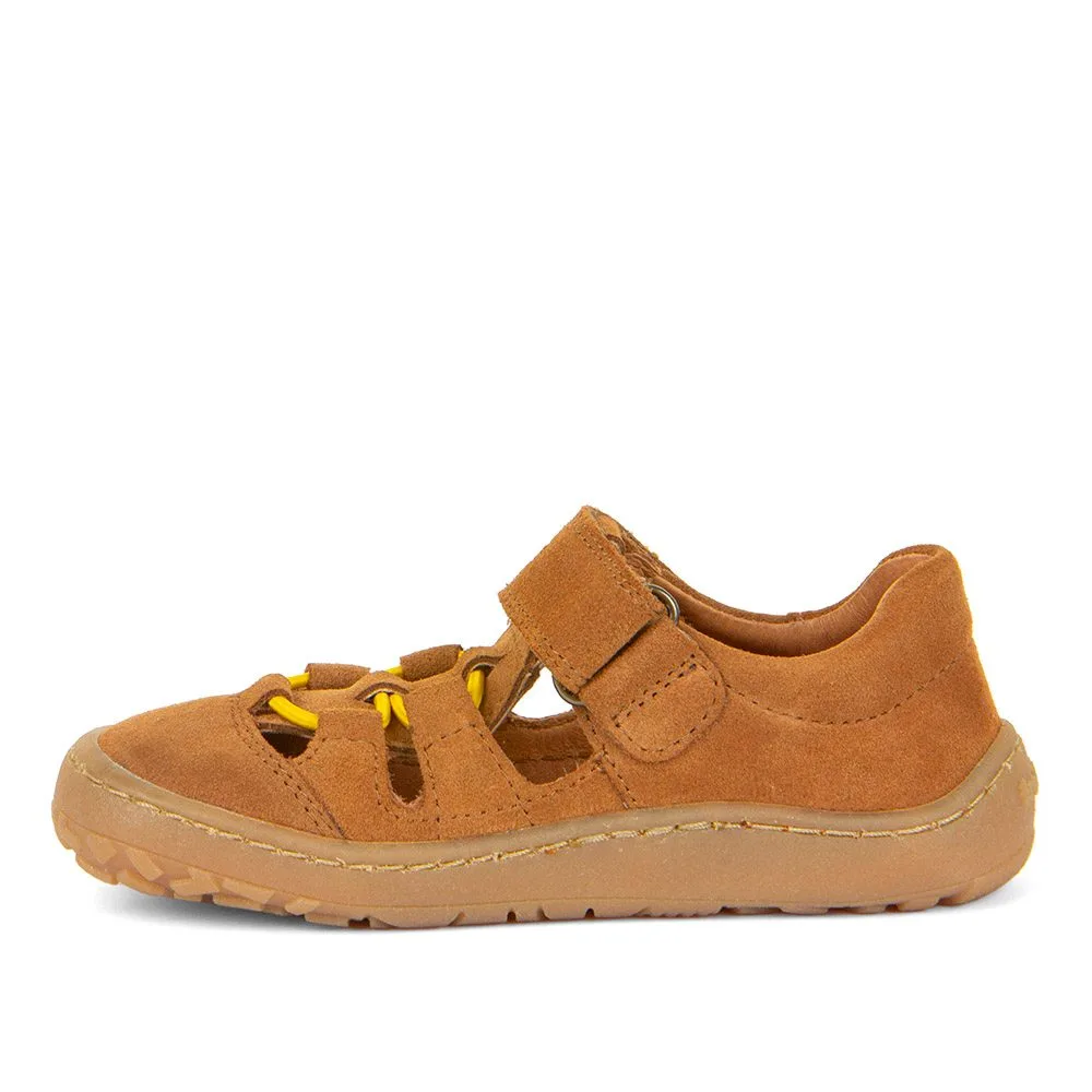 Chlapecká barefoot sandály ELASTIC Brown Froddo G3150262-3 hnědá - 35