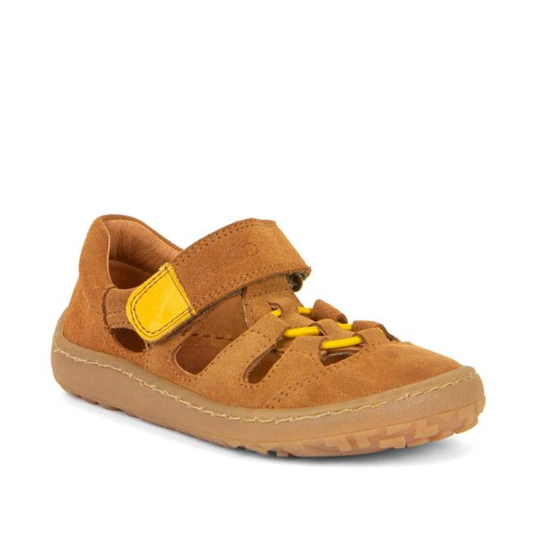 Chlapecká barefoot sandály ELASTIC Brown Froddo G3150262-3 hnědá - 35