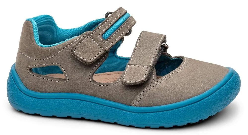 Chlapecké barefoot sandály PROTETIKA NERY KHAKI šedá - 33