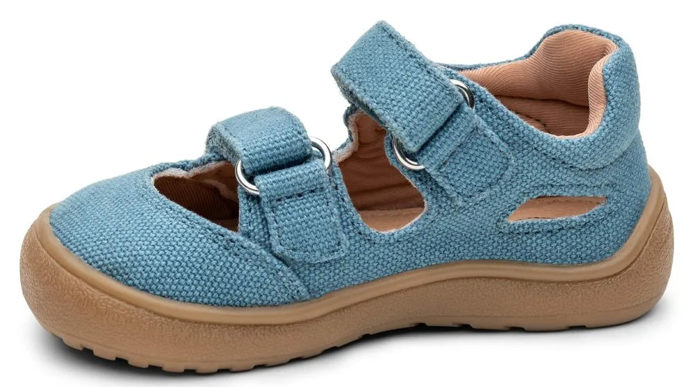 Chlapecké barefoot sandály PROTETIKA TAFI JEANS modrá - 33