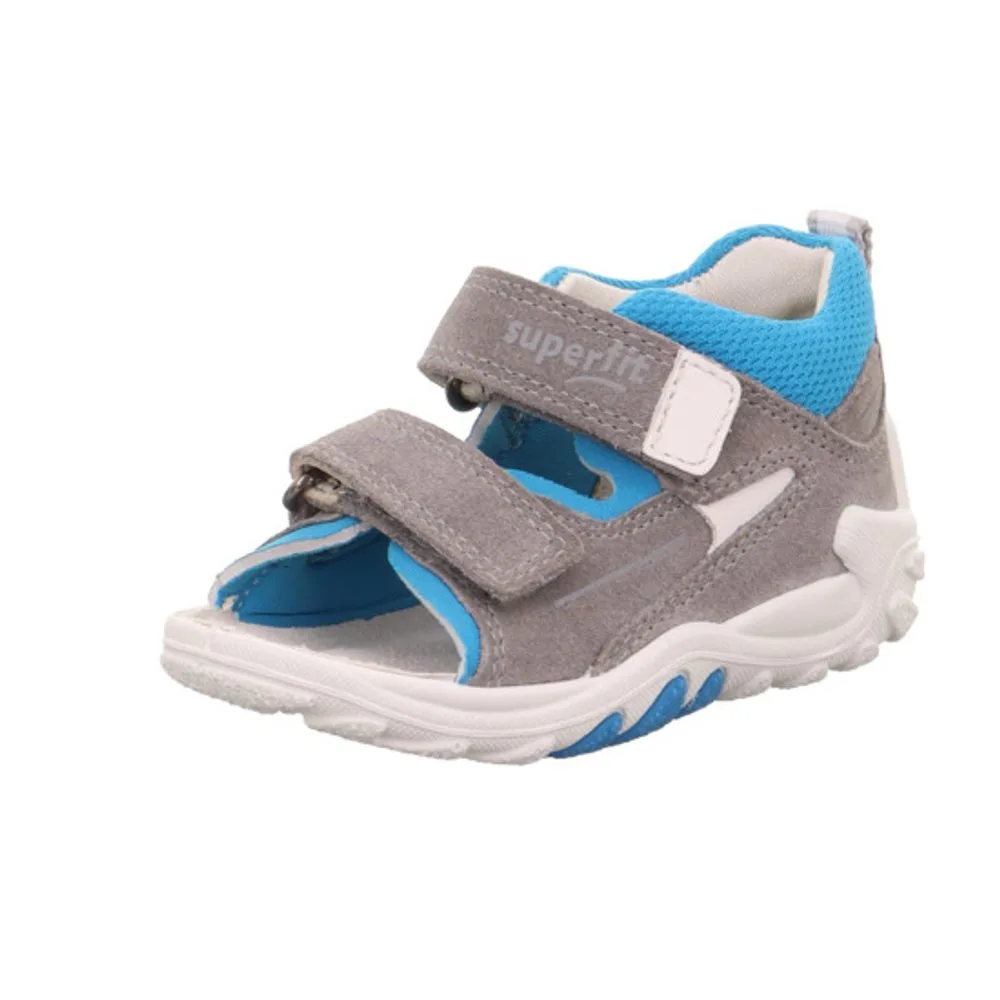 Chlapecké sandály FLOW Gray/Turquoise Superfit 1-000035-2010 šedá - 26