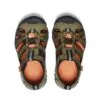 Chlapecké sandály KEEN SEACAMP II CNX dark olive/gold flame - 37