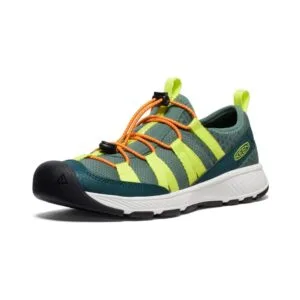 Dětské tenisky KEEN MOTOZOA SNEAKER YOUTH sea moss/scarlet ibis - 32/33
