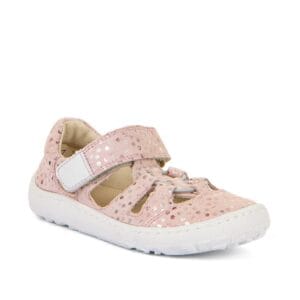 Dívčí barefoot sandály ELASTIC Pink+ Froddo G3150262-7 růžová - 35