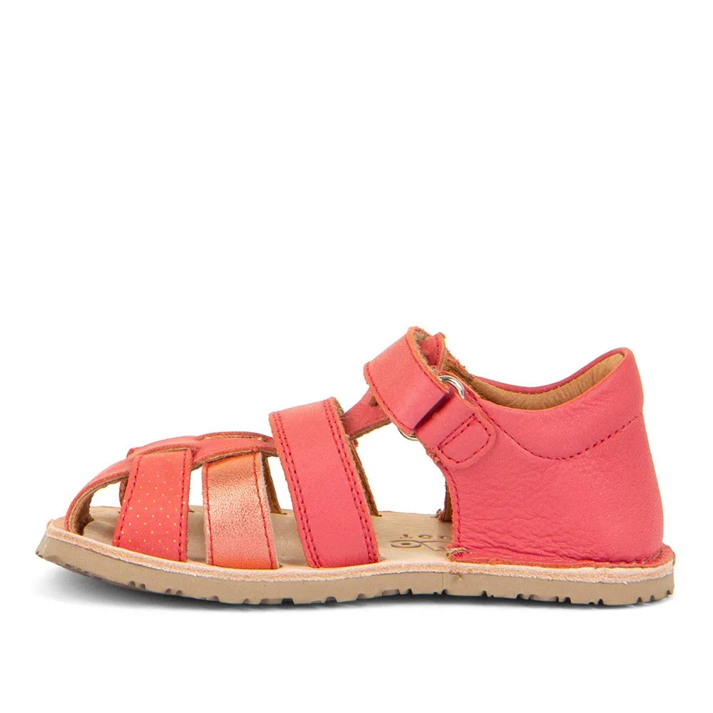 Dívčí barefoot sandály FLEXY F Coral Froddo G3150283-11 červená - 35