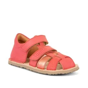Dívčí barefoot sandály FLEXY F Coral Froddo G3150283-11 červená - 35
