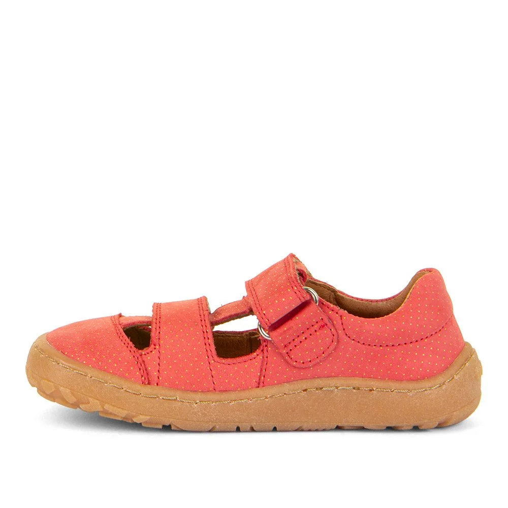 Dívčí barefoot sandály SANDAL Coral Froddo G3150266-13 červená - 38