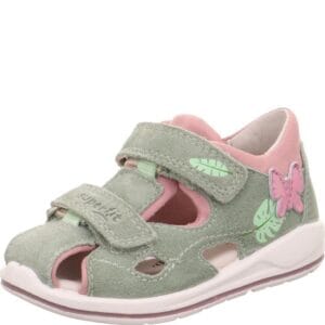 Dívčí sandály BOOMERANG Light Green/PinkPurple Superfit 1-000869-7500 světle zelená - 28