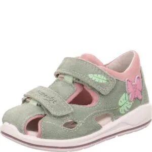 Dívčí sandály BOOMERANG Light Green/PinkPurple Superfit 1-000869-7500 světle zelená - 28