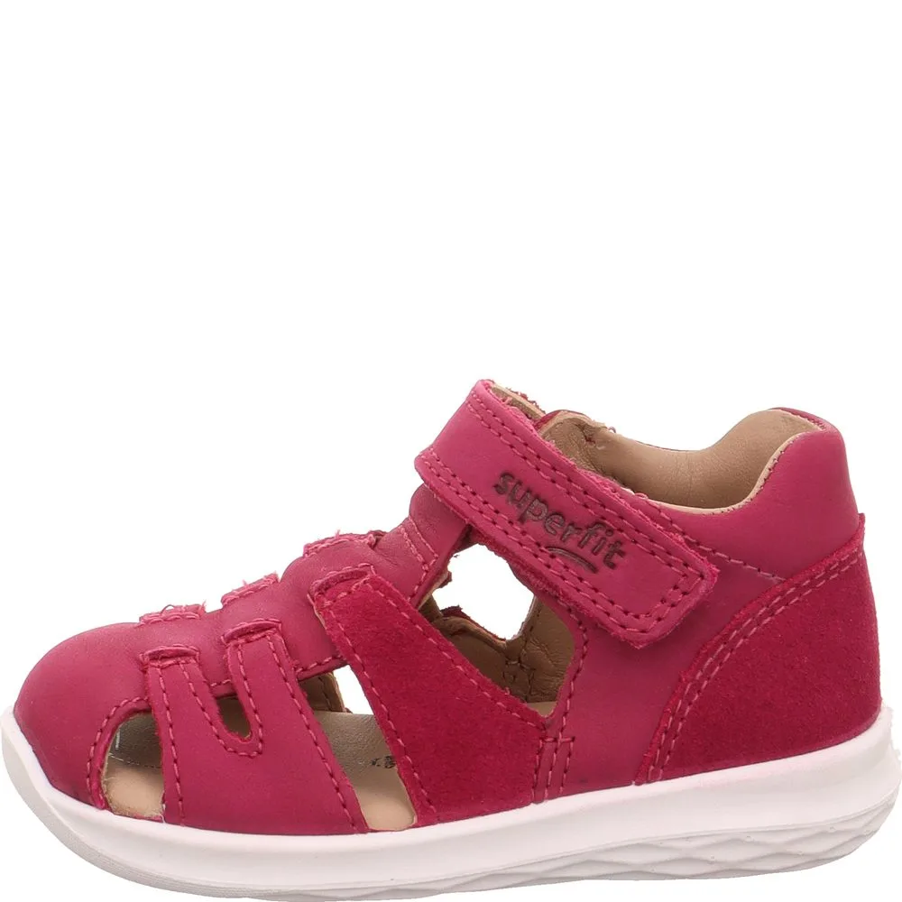Dívčí sandály BUMBLEBEE Red Superfit 1-000392-5000 červená - 24
