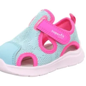 Dívčí sandály WAVE Light green/Pink Superfit 1-000481-7510 zelená - 27