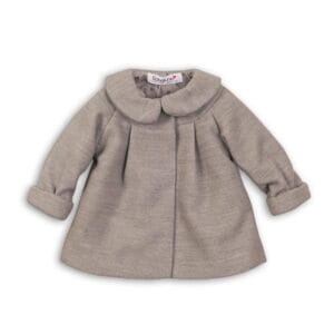 Kabátek kojenecký s límcem a podšívkou