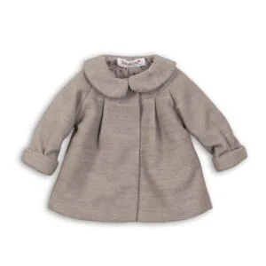 Kabátek kojenecký s límcem a podšívkou
