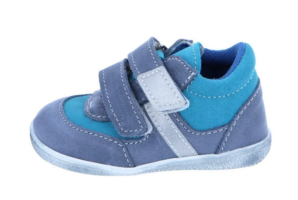 chlapecká celoroční obuv J051/M/V - modrá tyrkys