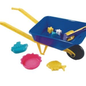 Kolečko modré se sadou na písek 70 cm