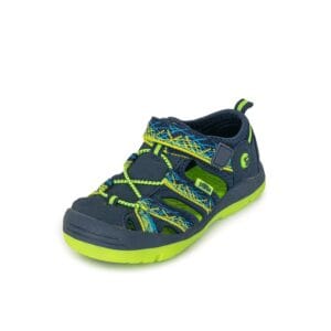 Chlapecké sandály BUGGA TIKI Dark Blue/Green - tmavě modré - 38