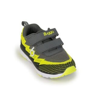 Dětské lehké sportovní tenisky BUGGA HONE Gray/Yellow/Black - 38