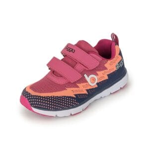 Dívčí lehké sportovní tenisky BUGGA HONE Purple/Orange/Dark Blue - 38