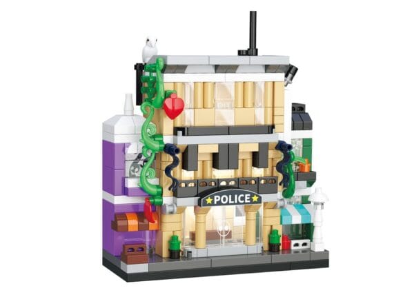 KOCO Stavebnice Policejní stanice 309 dílků 8x3