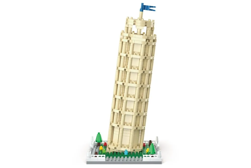 KOCO Stavebnice Šikmá věž v Pise 548 dílků 8x8x17