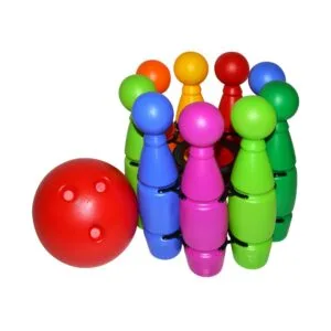 Kuželky v síťce+koule