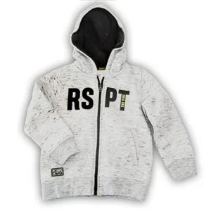 Mikina chlapecká s kapucí celopropínací