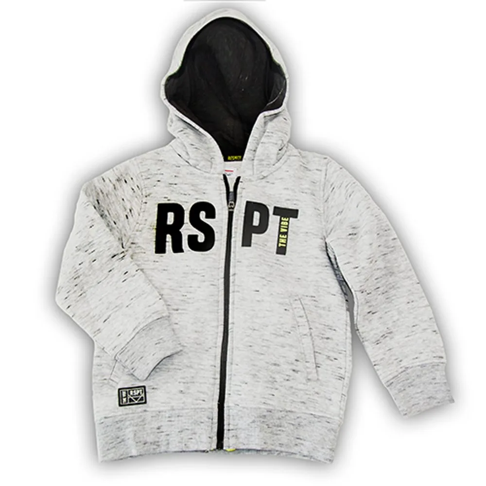 Mikina chlapecká s kapucí celopropínací