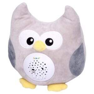 Usínáček - zvířátko s projekcí sova 20 cm