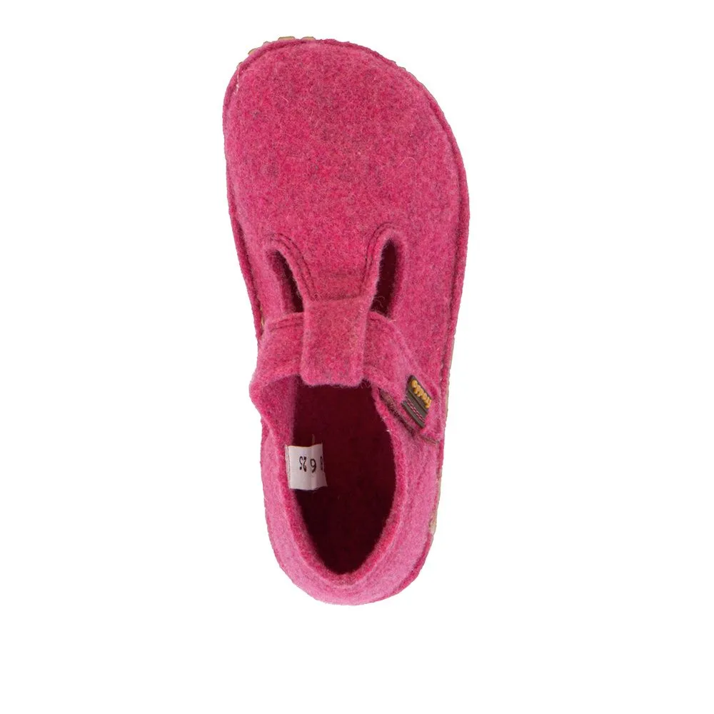 Dívčí barefoot bačkory FLEXY WOOLY Fuxia; Froddo; G1700378-6 - 30