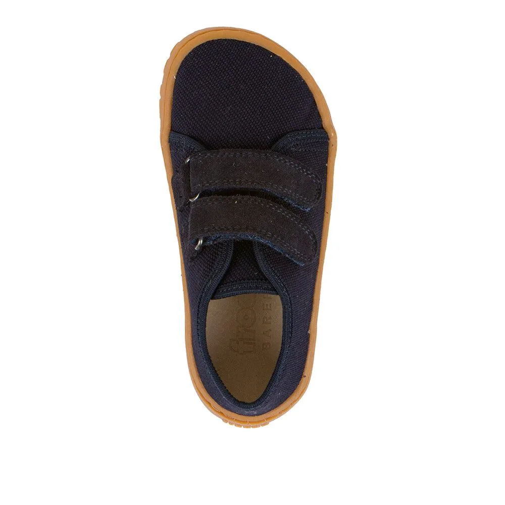 Chlapecké barefoot tenisky CANVAS Dark Blue Froddo G1700422 - 35