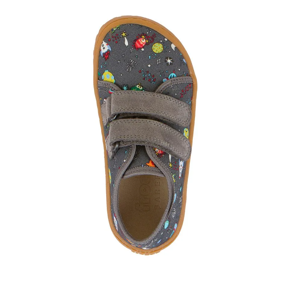 Chlapecké barefoot tenisky CANVAS  Gray+ Froddo G1700422-7 - 36