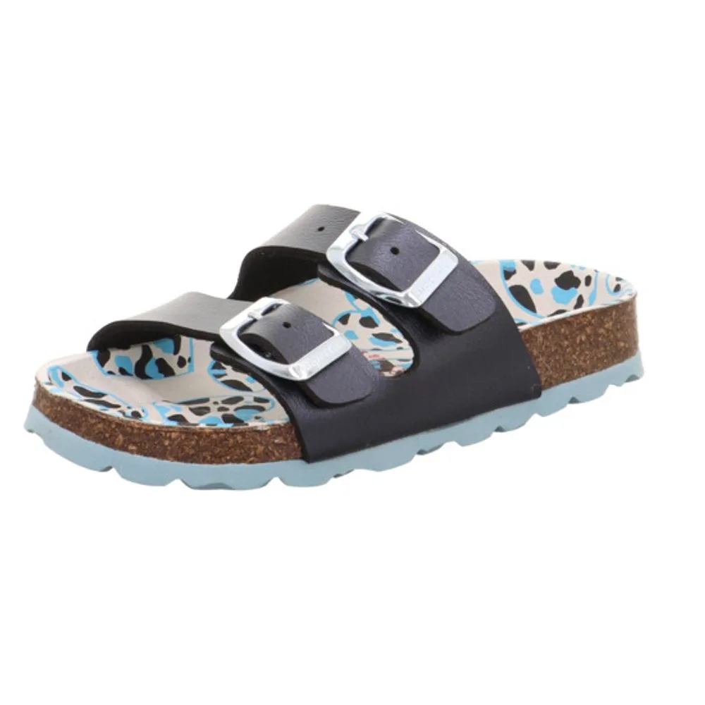 Chlapecké korkové pantofle Superfit FOOTBAD Black/Multicolored 1-800111-0070 - 38