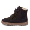 Chlapecké zimní barefoot boty ZERU TEX FURRY Dark Blue Froddo G2110151 - 35