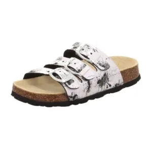 Dětské korkové pantofle Superfit FOOTBAD White/Multicolored 1-800113-0030 - 38