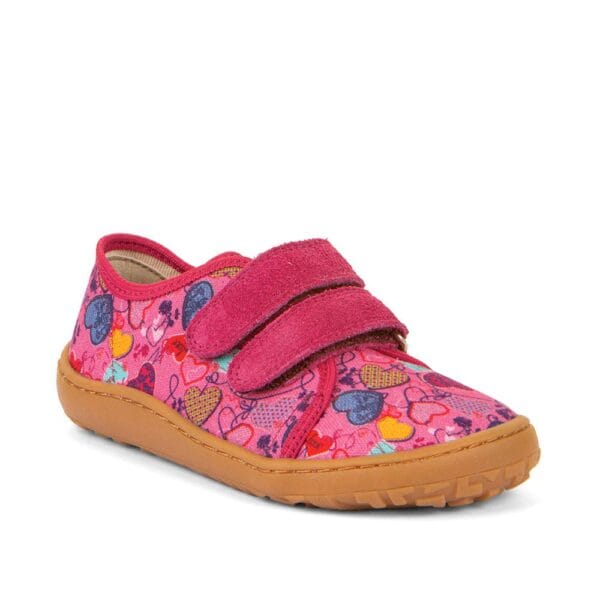 Dívčí barefoot tenisky CANVAS  Fuxia+ Froddo G1700422-6 - 25