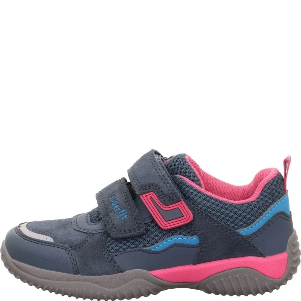 Dívčí tenisky Superfit STORM Blau/Pink 1-006391-8010 - 38
