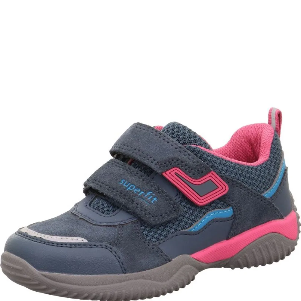 Dívčí tenisky Superfit STORM Blau/Pink 1-006391-8010 - 38