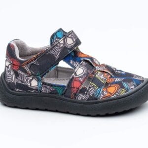 Papuče dětské barefoot Protetika OVE BLACK - 32