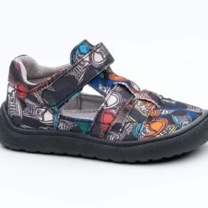 Papuče dětské barefoot Protetika OVE BLACK - 32