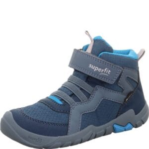 Chlapecká celoroční barefit obuv Superfit TRACE GTX Blue/Turquoise 1-006034-8020 - 35