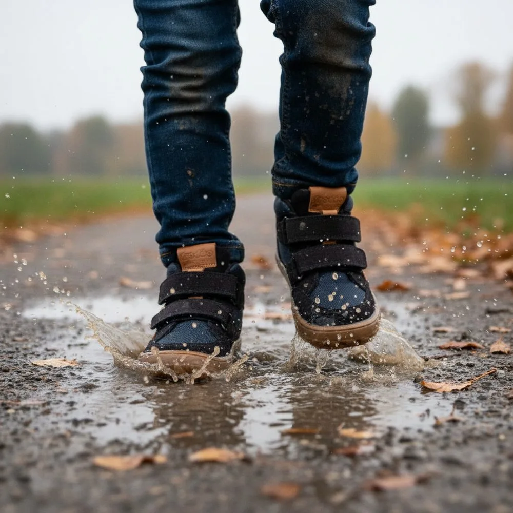 Chlapecké barefoot boty TEX AUTUMN Dark Blue Froddo G3110266 - 39