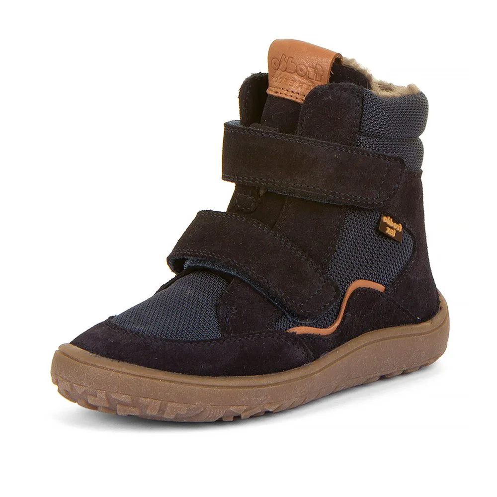 Chlapecké zimní barefoot boty TEX WINTER Dark Blue Froddo G3160247 - 31