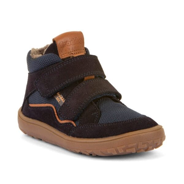 Chlapecké zimní barefoot boty  TEX WOOL Dark Blue Froddo G3110266-W - 24