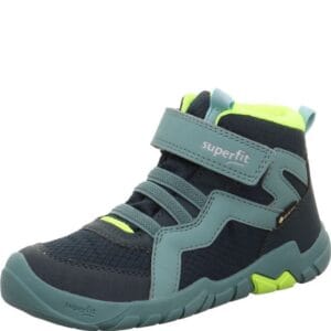 Dětská celoroční barefit obuv Superfit TRACE GTX Green/Yellow 1-006034-7000 - 32