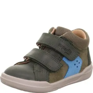 Dětské  barefit vyšší tenisky Superfit SUPERFREE Green/Light Blue 1-000543-7000 - 28