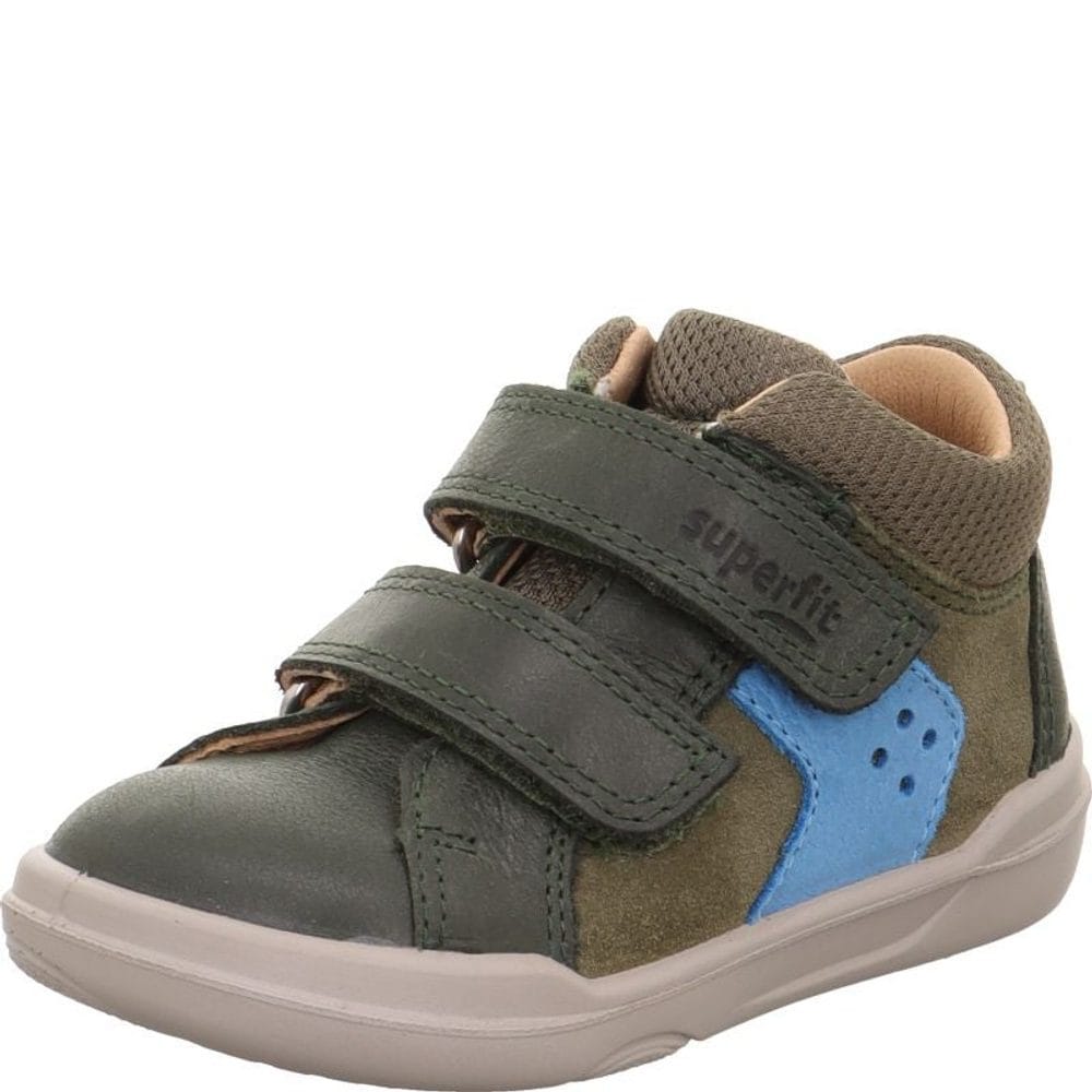 Dětské barefit vyšší tenisky Superfit SUPERFREE Green/Light Blue 1-000543-7000 - 28