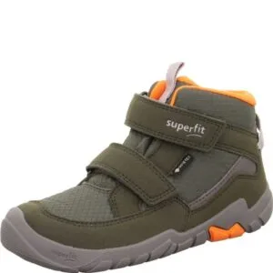 Dětské celoroční tenisky Superfit barefit TRACE GTX  Green/Orange 1-006042-7000 - 33