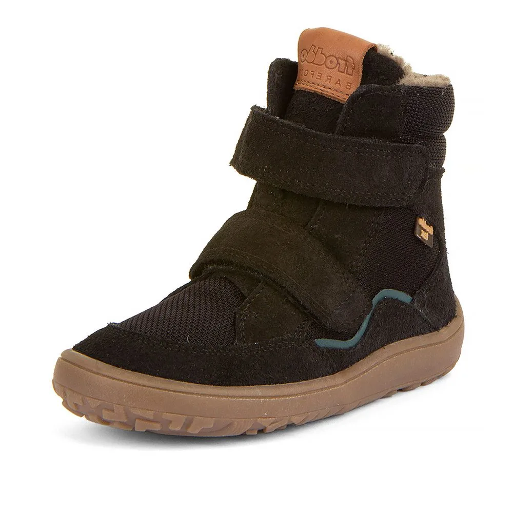 Dětské zimní barefoot boty TEX WINTER Black